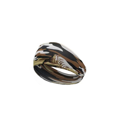 Turban Camouflage Fitness Beh pre mužov Ice Silk Čelenka do vlasov Športová čelenka v kórejskom štýle