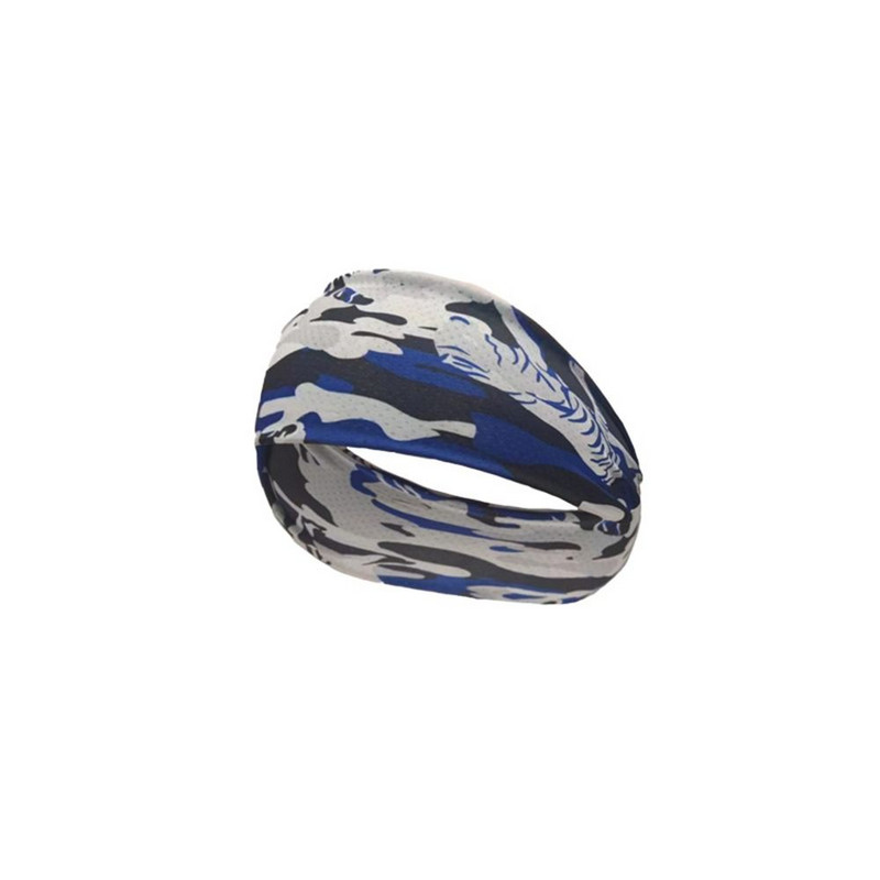 Turban Camouflage Fitness Beh pre mužov Ice Silk Čelenka do vlasov Športová čelenka v kórejskom štýle