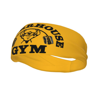 Sunkiai dirbkite Būkite stiprūs Sporto salė Motyvuojanti citata Sportiniai prakaito dirželiai bėgimui, kultūrizmo treniruotėms, sugerianti galvos juosta moterims, vyrams