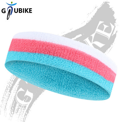 GTUBIKE Sportska pamučna rastezljiva znojnica Traka za glavu Muškarci Žene Joga Traka za kosu Teretana Fitnes Košarka Biciklizam Elastična traka za ručnik