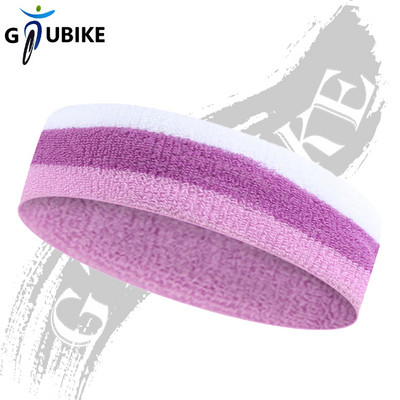 GTUBIKE Sportska pamučna rastezljiva znojnica Traka za glavu Muškarci Žene Joga Traka za kosu Teretana Fitnes Košarka Biciklizam Elastična traka za ručnik