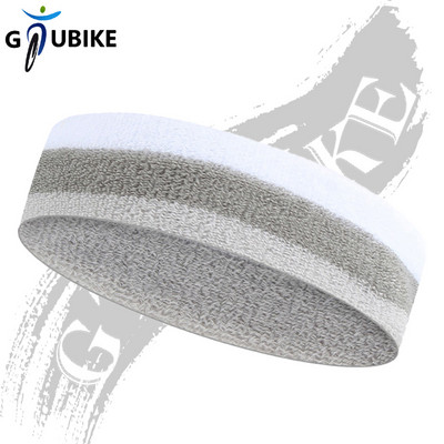 GTUBIKE Sportska pamučna rastezljiva znojnica Traka za glavu Muškarci Žene Joga Traka za kosu Teretana Fitnes Košarka Biciklizam Elastična traka za ručnik