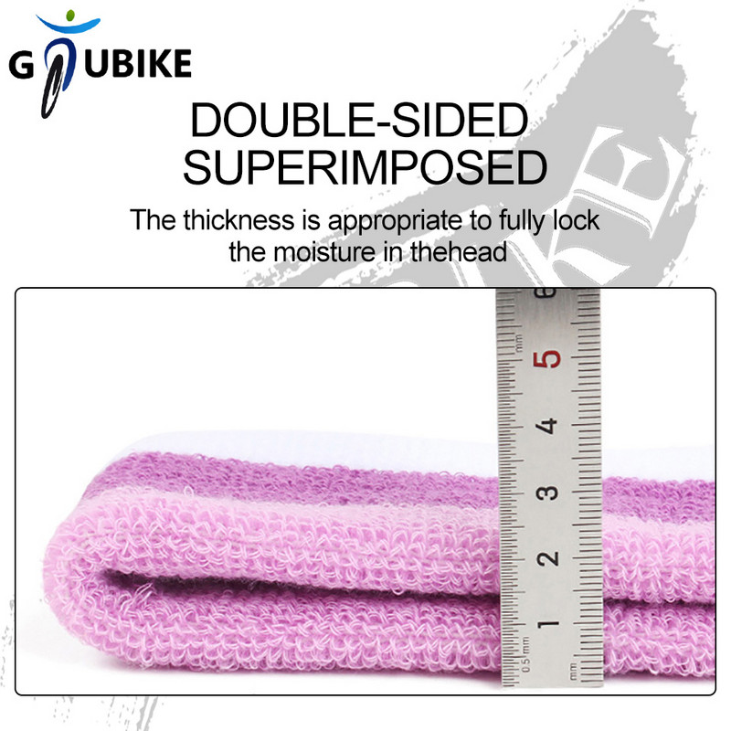 GTUBIKE Sportska pamučna rastezljiva znojnica Traka za glavu Muškarci Žene Joga Traka za kosu Teretana Fitnes Košarka Biciklizam Elastična traka za ručnik