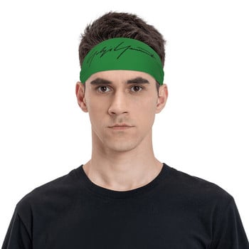 Μαύρο Yohji Yamamoto 26 Bike Cycling Sweatband για γυναίκες Ανδρικά ιδρώτα Headbands Gym Fitness Hair Bandage Headwear Sweat Wash Bands