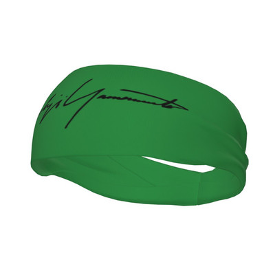Черен Yohji Yamamoto 26 Bike Cycling Sweatband за жени, мъже, пот, ленти за глава, фитнес, фитнес, превръзка за коса, шапки, ленти за измиване на пот