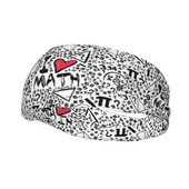 Imádom a matematikai egyenleteket izzadságszalag Stretch kerékpár kerékpározás izzadság fejpántok fejfedők rejtélyes fej izzadságkötés jóga izzadság lemosópánt