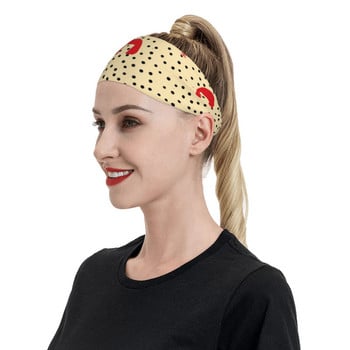 Yayoi Kusama Artist Sweatbands Wide Outdoor Sport Sweat Headband για γυναίκες Άνδρες Επιδέσμους μαλλιών Γυμναστήριο Γυμναστήριο Yoga Sweat Wash Band