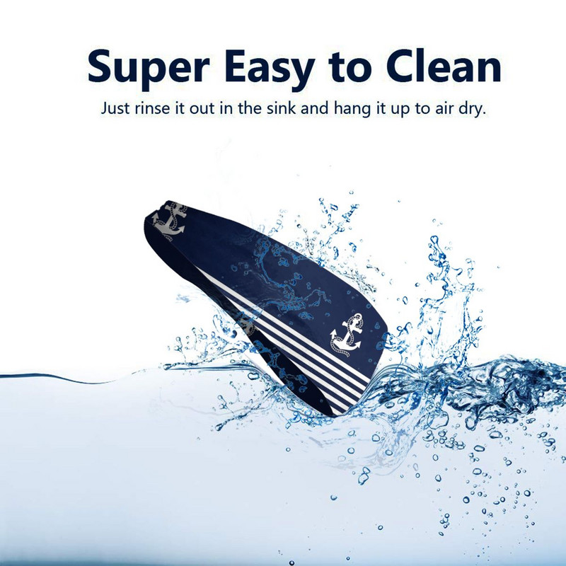 Jūros tamsiai mėlyna Anchor treniruočių juostelė moterims.