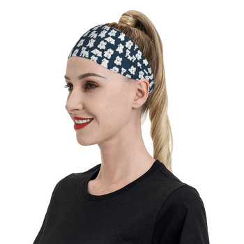 Westie Workout Sweatbands West Highland Terrier Dog Puppy Sweat Headbands Gym Fitness Γιόγκα Επιδέσμους μαλλιών Headwear Hair Turban