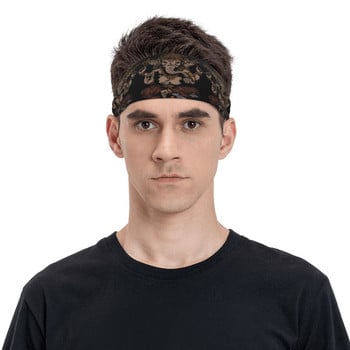 Ganesha Sweatband Спортна лента за глава Йога Баскетбол Спортна лента за коса Shiva Hindu God India Lingam Пот за глава Sports Safety