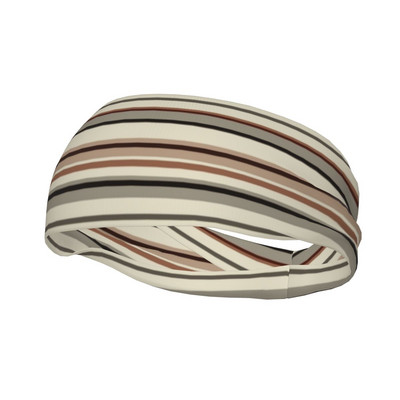 Ουδέτερες πολύχρωμες ρίγες Sweatbands Stretch Running Sweat Headbands for Unisex Headwrap Head Sweat Bandage Sweat Wash Bands