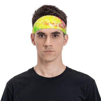 Abstract Swirl Background Tie Headband Head Sweat Μπάντες μαλλιών Fitness Sports Yoga Sweatband Αθλητική ασφάλεια για γυναίκες Άνδρες