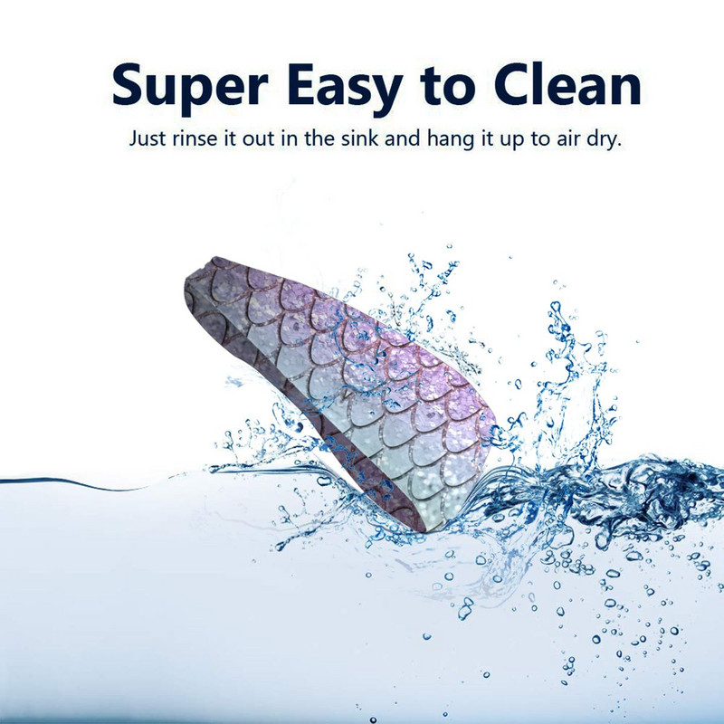 Undinės svarstyklės ant vienaragių mergaičių blizgančių moterų prakaito juostos neslystančios kūno rengybos sportinės plaukų juostos galvos apdangalas