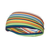 Įvairiaspalvė juostelė bėgimo juostelė moterims, vyrams, plati prakaito juostelė Sporto salė Fitneso jogos plaukų tvarsčiai neslystantys plaukams prakaito juosta