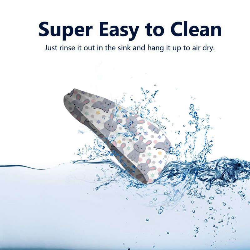 Triušio modelio prakaito juosta, skirta unisex galvos apdangalams Mieli gyvūno galvos prakaito tvarsčiai treniruoklių salė Fitneso jogos prakaito prausimosi juostos