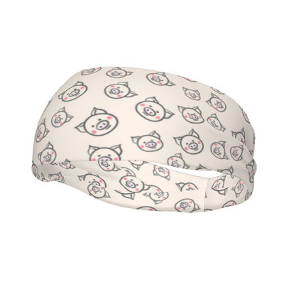 Γελοιογραφία Γουρούνιου Ζώων Ιδρώτας Ιδρώτας για Γυναίκες Ανδρικές Επιδέσμους Ιδρώτας Κεφαλής Γυμναστήριο Τένις Γυμναστήριο Μαλλιών