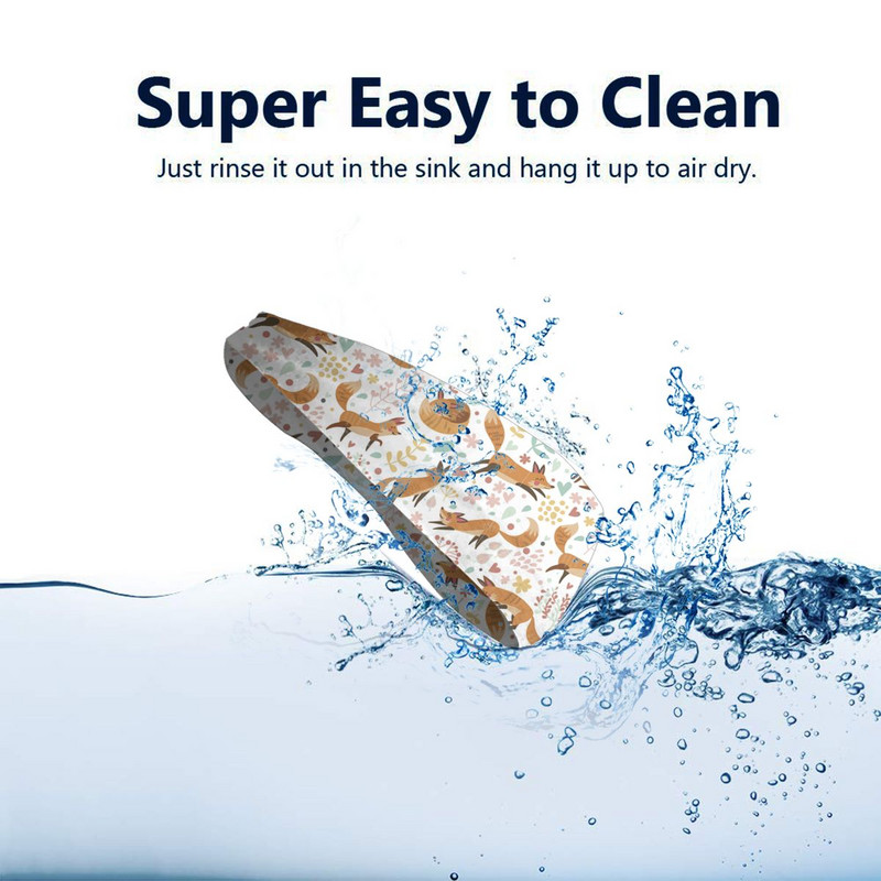 „Fox Pattern“ vyrų prakaito juosta, neslystanti fitneso sportinė plaukų juosta „Animal Cute Creature“ galvos apdangalas