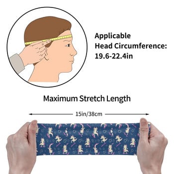 Axolotl Sweatbands Elastic Sport Safety Sweat Headband Headwrap Cute Kawaii Animal Hair Bandage Gym Fitness Yoga Hair Turban