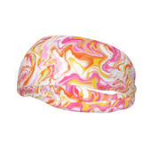 Kaklaraištis Dažai Vyriški prakaito juosta Prakaito galvos juosta Stretch Treniruotė Tenisas Fitnesas Plaukų juosta Rožinė Geltona Marmuro Galva Prakaitas Sporto sauga