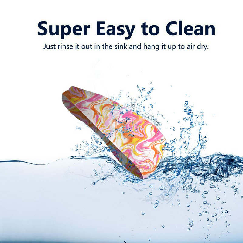 Kaklaraištis Dažai Vyriški prakaito juosta Prakaito galvos juosta Stretch Treniruotė Tenisas Fitnesas Plaukų juosta Rožinė Geltona Marmuro Galva Prakaitas Sporto sauga