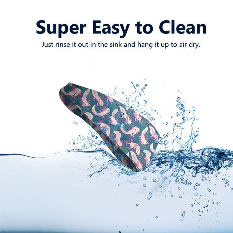 Axolotl Sweatband Soft Trent Prakaito galvos juostos, skirtos Unisex galvos apdangalams Kawaii Salamander plaukų tvarsčiai Gym Fitness Hair Prakaito juosta