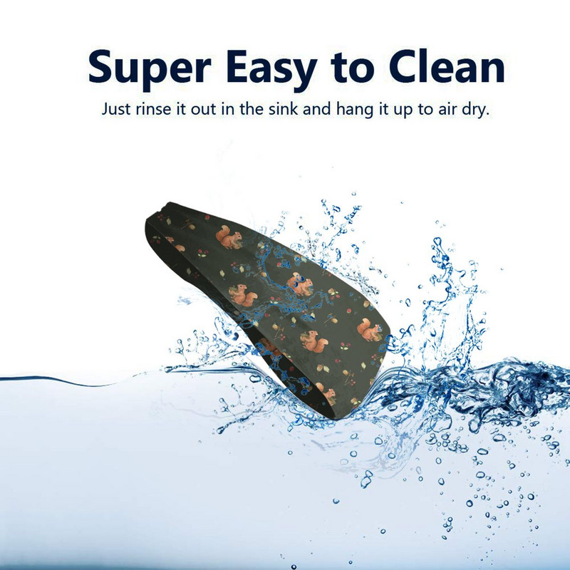 Joyful Funny Squirrel Workout Prakaito juostos moterims Vyrams Gyvūnų prakaito galvos juostelė Gym Fitness Plaukų tvarsčiai Galvos apvyniojami plaukams prakaito juosta