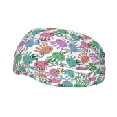 Spalvingi aštuonkojai Moterys Vyriški Prakaito juosta Galvos juosta Elastinga Joga Bėgimas Plaukų Juostelės Prakaito Tvarsčiai Sporto sauga