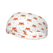 Squirrel Bike dviračių prakaito juostelė, skirta unisex animaciniam filmui mielas gyvūnas, minkštas prakaitas galvos juosta Tinklinio plaukų tvarsliava.