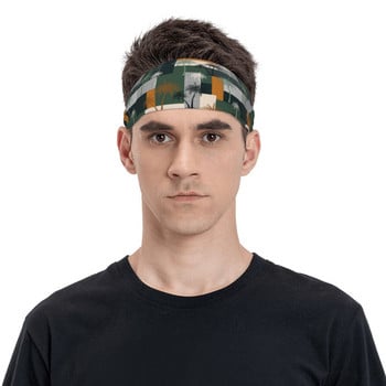 Hawaii Style Leaf Спортна лента за глава Превръзка Лента за коса Yoga Running Sweatband Спортна безопасност за жени Мъже