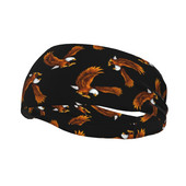 Eagle Animal Women Sweatband Sweatband Protišmyková fitness športová čelenka