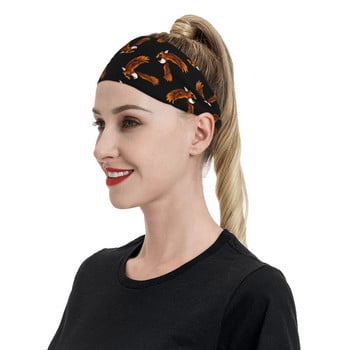 Eagle Animal Women Sweatband Headband Αντιολισθητικό Fitness Sports Hair Bands Headwrap