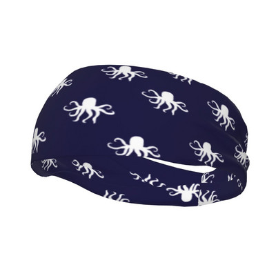 Octopus Sea Animal Sport Bentiță Crăciun pentru păr Benzi pentru sport în aer liber Banda de transpirație Siguranță sportivă pentru femei