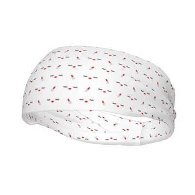 Gene Gene Benzi de transpirație atletice pentru unisex Benzi late de transpirație Jogging Yoga Bandaje de transpirație Banda anti-alunecare pentru spălat transpirație