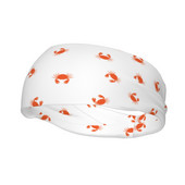 Krabų jūros gyvūnų prakaito juostos Minkštas bėgimo prakaito galvos apdangalas, skirtas Unisex galvos apdangalams Plaukų tvarsčiai Bėgiojimo jogos plaukų juosta