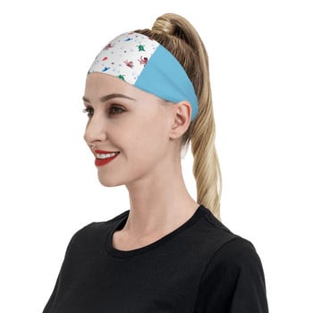 Octopus Sea Animal Bike Cycling Sweatbands Ελαστική ιδρώτα Headbands Γιόγκα βόλεϊ Head Sweat Επίδεσμος Headwrap Hair Sweat Bands