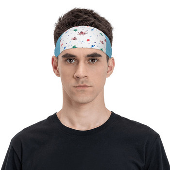 Octopus Sea Animal Bike Cycling Sweatbands Ελαστική ιδρώτα Headbands Γιόγκα βόλεϊ Head Sweat Επίδεσμος Headwrap Hair Sweat Bands