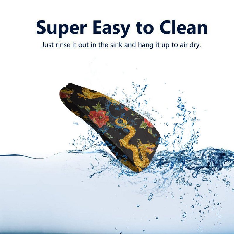 Gėlė Cool Mitas Drakonas Gyvūnų Tradicijos Lauko Sportas Prakaito juostelės Galvos juostelės Prakaito tvarsčiai Neslystantys plaukams Prakaito juostos