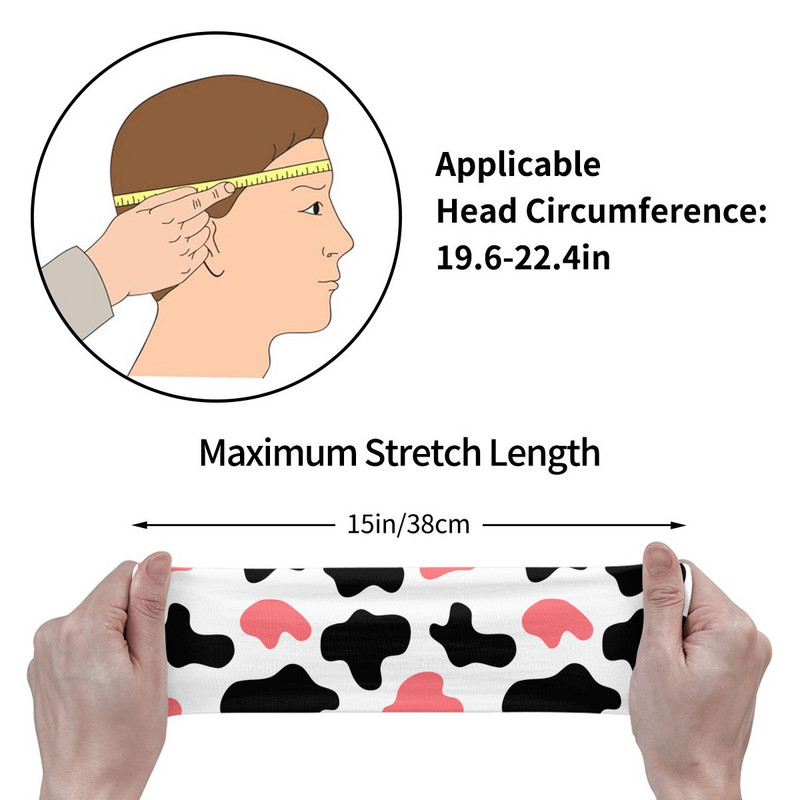 Valge Must Roosa Lehmalaikude Higipael Elastne Sport Higipeapaelad Naistele Peakatted Juukseside Sörkimisjooga Higipesurihm