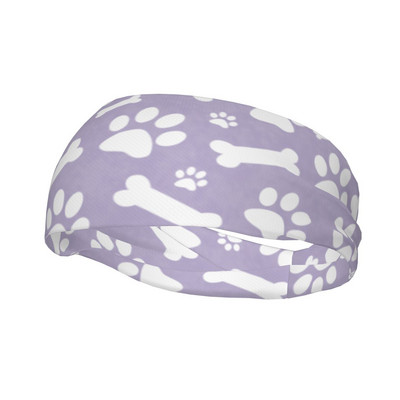 Mielas gyvūnų letenų raštas moterų prakaito juostelė sportinė galvos juosta, elastinga lauko sportinė plaukų juosta galva, prakaito juosta Sporto sauga