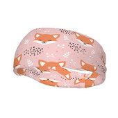 Fox Flower Gėlėtas prakaito galvos apdangalas galvos prakaito plaukų juosta Fitness Sportinė Joga Prakaito juosta Sportinė sauga moterims Vyrai