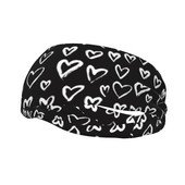 Hearts Ink Bandă pentru sport Bandaj pentru transpirație Banda de păr Banda pentru transpirație pentru alergare Yoga Siguranță sportivă pentru femei