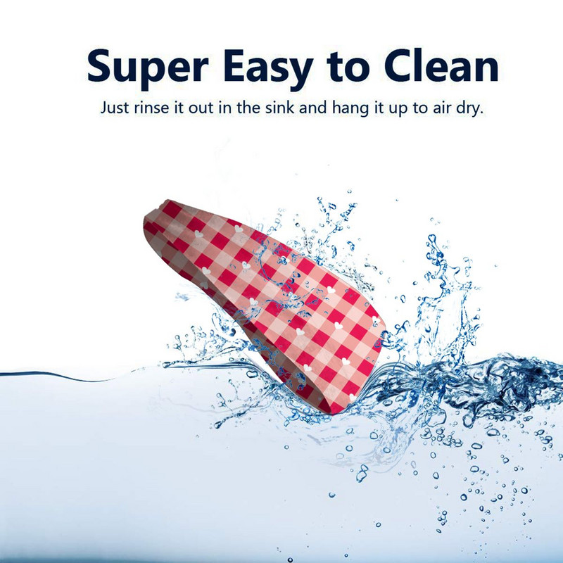 Raudonos languotos širdelės Moteriškos Vyriškos Prakaito juostelė Sportinė Galvos juosta Elastic Outdoor Sport Plaukų juosta Galvos skara