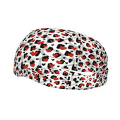 Valentines Love Heart Model Bandă pentru transpirație pentru bărbați Bandă pentru cap elastică Jog Baschet Alergare Benzi pentru păr Benzi pentru spălare transpirație