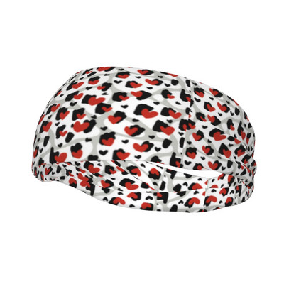 Valentines Love Heart Model Bandă pentru transpirație pentru bărbați Bandă pentru cap elastică Jog Baschet Alergare Benzi pentru păr Benzi pentru spălare transpirație