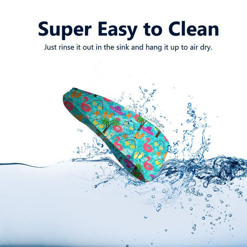 Vasaros paplūdimio atogrąžų koliažas lauke sportinės prakaito juostos Prakaito galvos juostos Sporto salė Fitnesas Joga Galva Prakaito tvarstis Prakaito prausimosi juostos