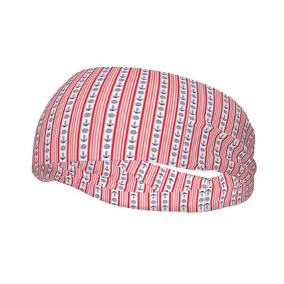 Nautical Spirit Sport Apsauginės prakaito juostos, skirtos Unisex Plačiai prakaito galvos juosta Sporto salė Fitneso Joga Galvos Prakaito Tvarsčiai Prakaito Prausimo Juostos