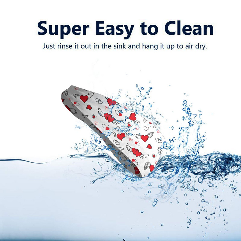 Ystävänpäivä armastuse mustriga peapael, higistatav juuksepael Fitness Sport Jooga Higipael Spordiohutus meestele