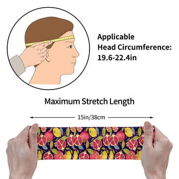 Mysterious Tropical Garden Sweatband Headband Stretch Elastic Tennis Fitness Κορδέλα μαλλιών Head Sweat Bands Αθλητική ασφάλεια