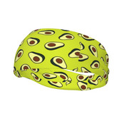 Avokaado Taimetoitlaste higipaelad Stretch Jalgrattasõidu Higipeapaelad Libisemisvastased Pea Higisidemed Jõusaal Fitness Jooga Juuksed Higipaelad