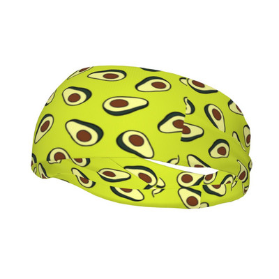 Avokaado Taimetoitlaste higipaelad Stretch Jalgrattasõidu Higipeapaelad Libisemisvastased Pea Higisidemed Jõusaal Fitness Jooga Juuksed Higipaelad